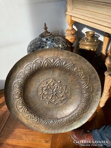 Copper plate wall decoration