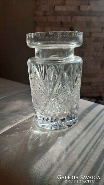 Crystal container, vase