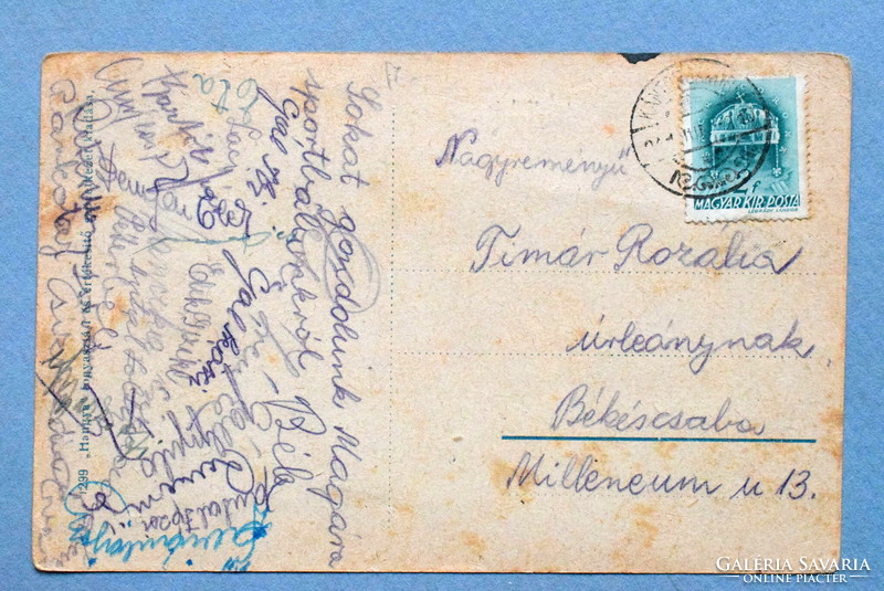Kántorjánosi - Községháza - fotó képeslap   -  "Hangya" kiadás