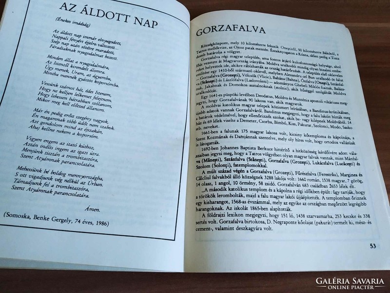 Ősz Erőss Péter: Moldvai csángómagyar kalendárium az 1992-es esztendőre