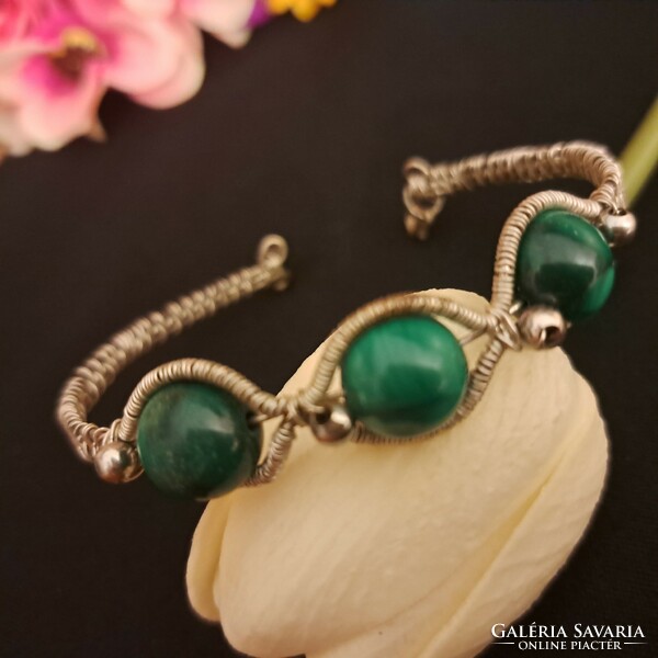 Malachite craftsman bracelet.