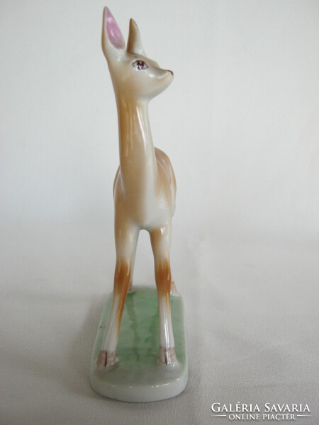 Porcelain roe deer from Drasche quarry designed by Béla Balogh