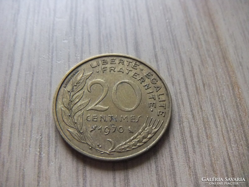 20 Centimes 1970  Franciaország