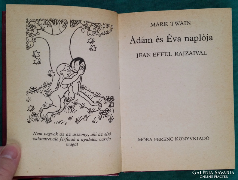 'Mark Twain: Ádám és Éva naplója > Regény, novella, elbeszélés >  Vallásos > Humor