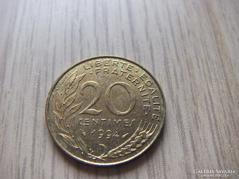 20 Centimes 1994  Franciaország