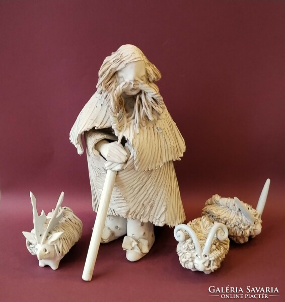 Beautiful smith Eve ceramics - Nativity figures, 28 pieces in one