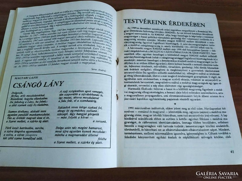 Ősz Erőss Péter: Moldvai csángómagyar kalendárium az 1992-es esztendőre