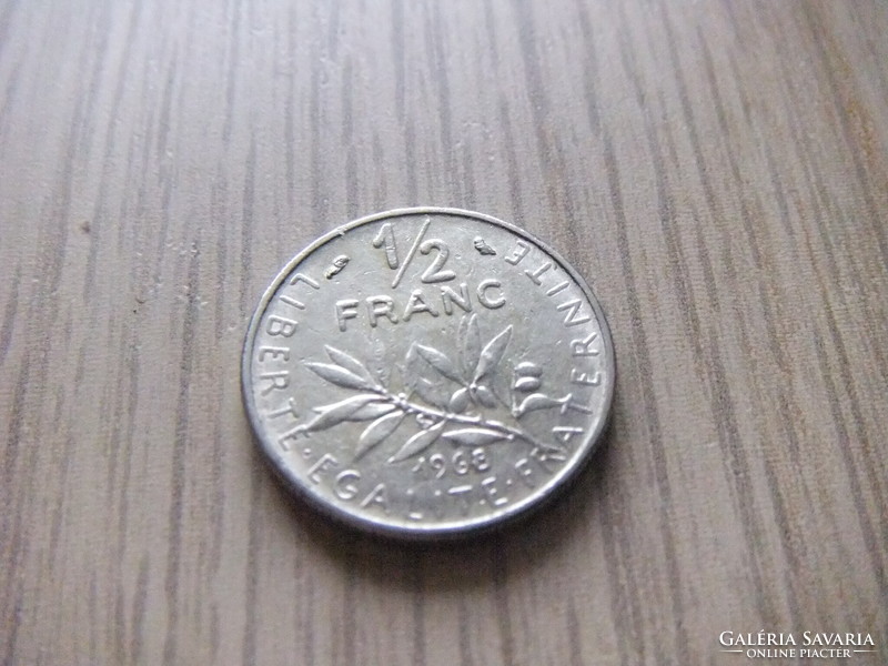 1/2 Franc 1968 France