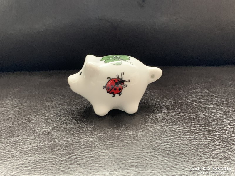 Clover mini lucky pig, piglet, ladybug, porcelain mascot
