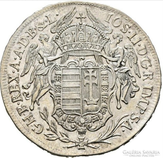II József (1765-1790) 1782 B 1/2 Tallér, EF