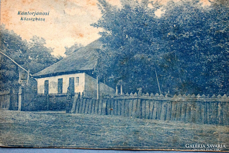 Kántorjánosi - Községháza - fotó képeslap   -  "Hangya" kiadás