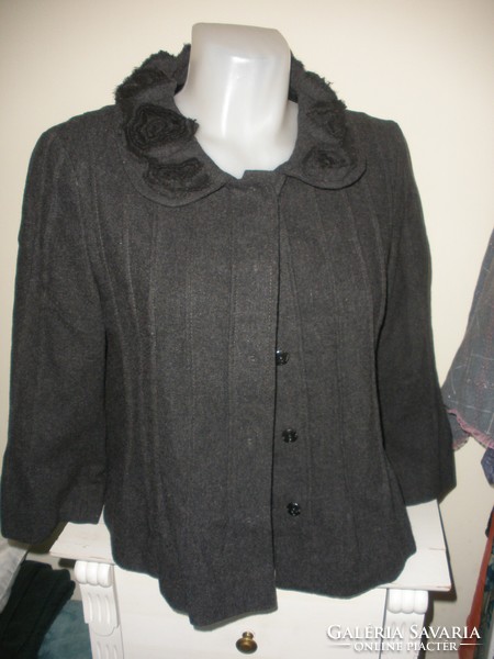 Italy gyapjú - selyem kabát, blézer különlegesség