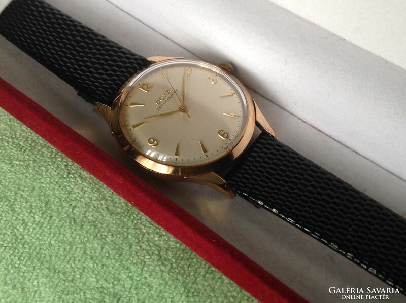 Antique 14k doxa gold watch