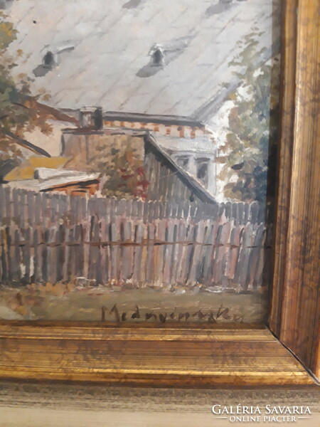 Mednyánszky László (1852-1919) - Olasz vidék - 20 cm x 30 cm