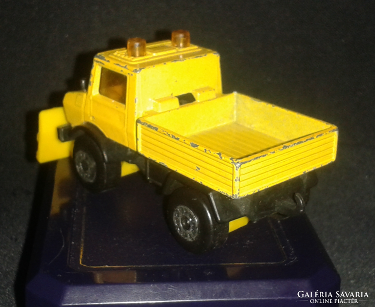 1983 MATCHBOX Mercedes UNIMOG RESCUE Snowplow