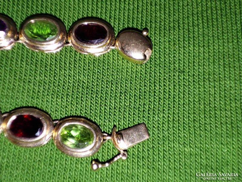 14th century gold necklaces, decorated with amethyst, topaz, citrine, peridot (olivine) garnet stones