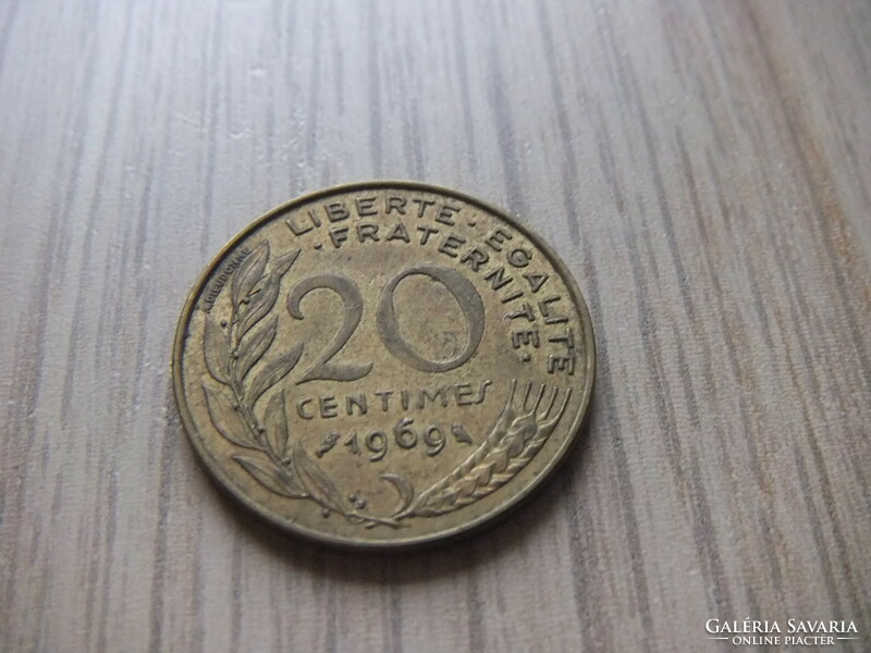 20 Centimes 1969 France