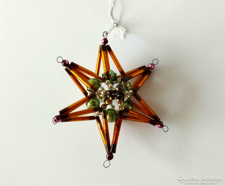 Old tapestry glass star