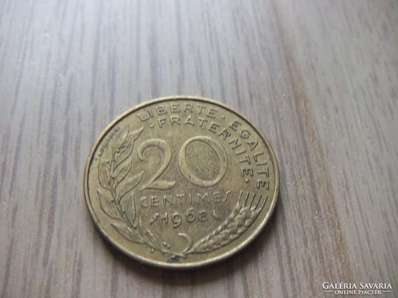 20 Centimes 1968  Franciaország