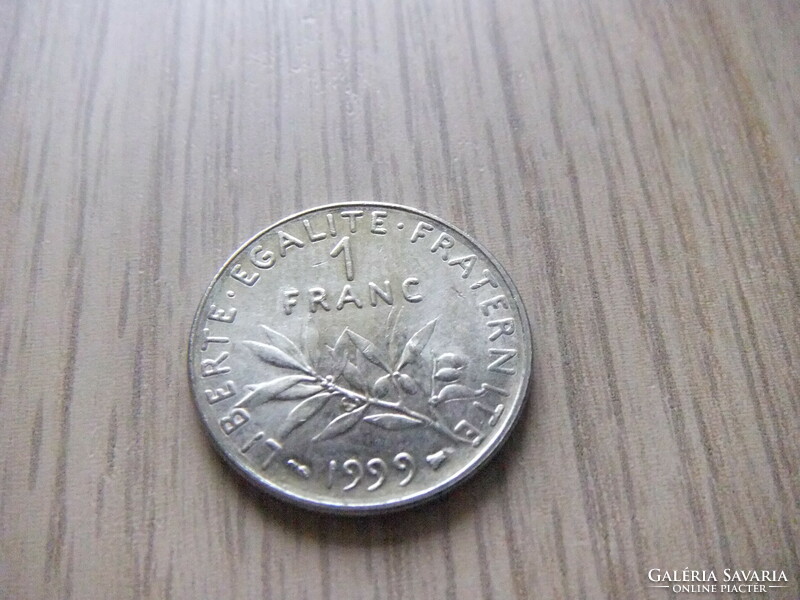 1 Franc 1999 France