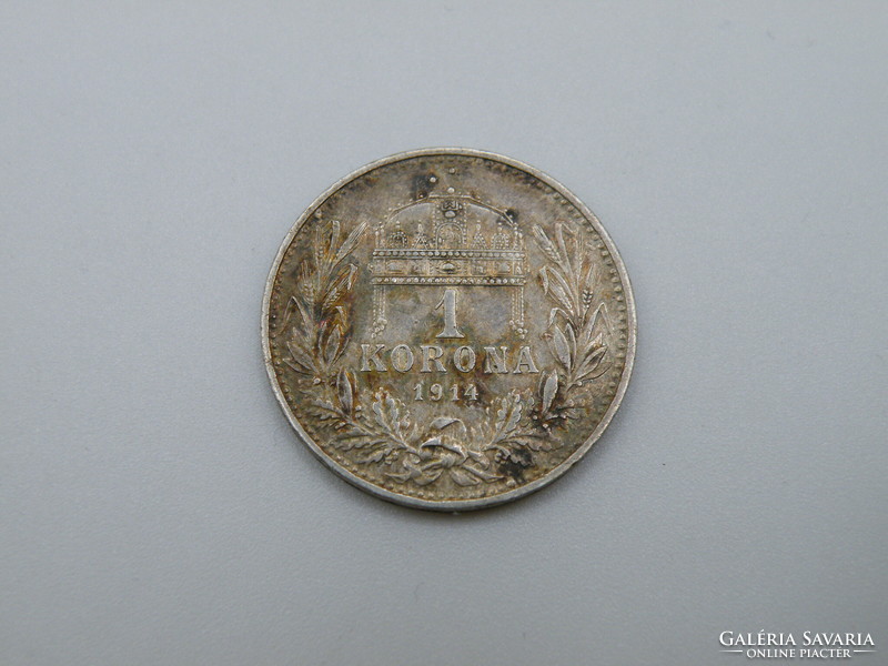 UK0011   1914 ezüst 1 korona