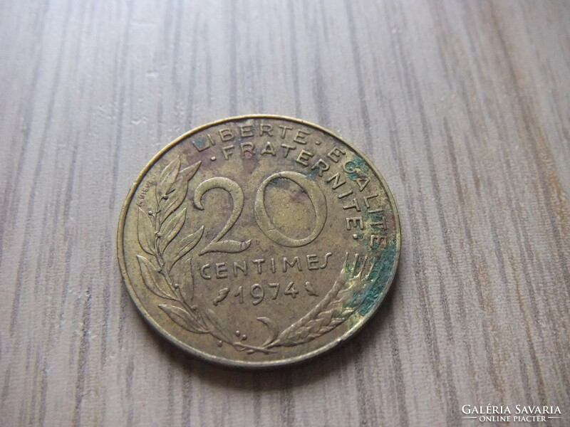 20 Centimes 1974  Franciaország