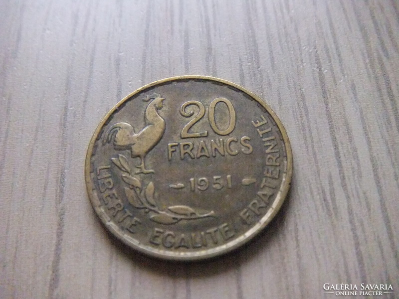 20 Francs 1951 France