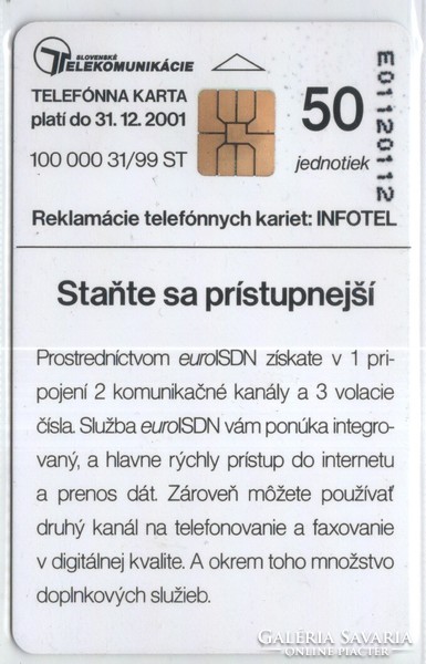 Foreign phone card 0607 Slovakia