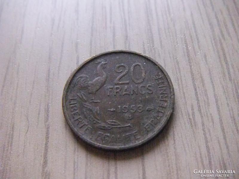 20 Francs 1953 France