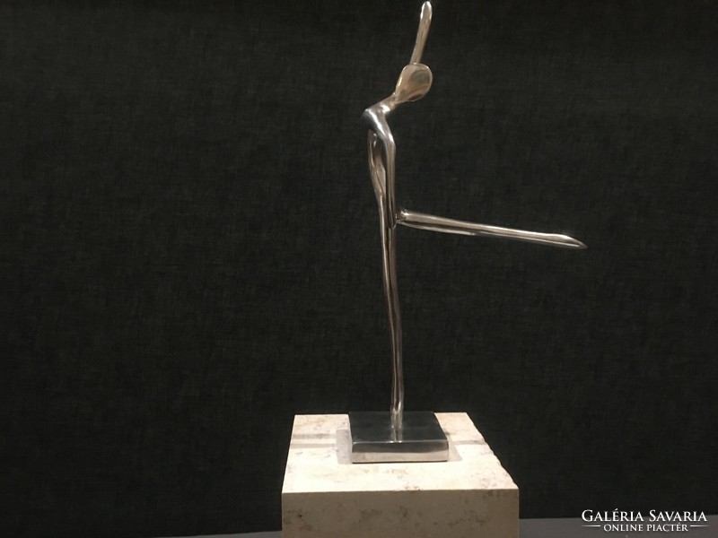 Bodrul khalique designer aluminum statue!!! 33X17cm!!