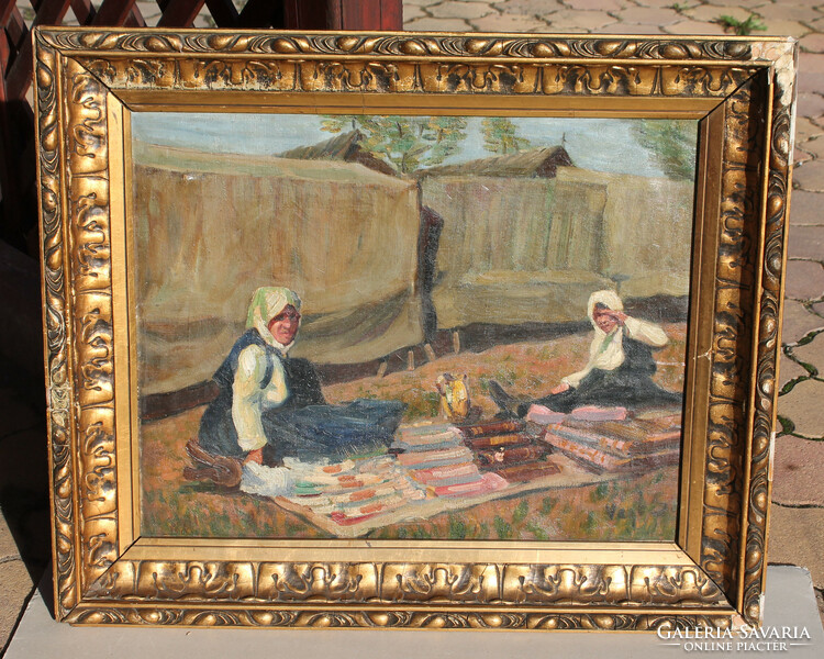 Sándor Vágó: carpet sellers