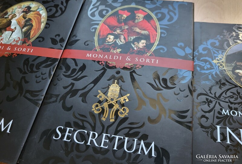 3db Rita Monaldi & Francesco Sorti Mysterium Intrika Secretum könyv