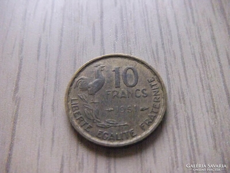 10 Francs 1951 France