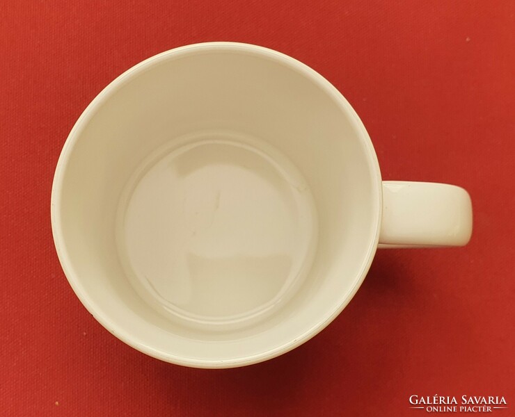 Eper mintás német porcelán bögre csésze eper szamóca mintával