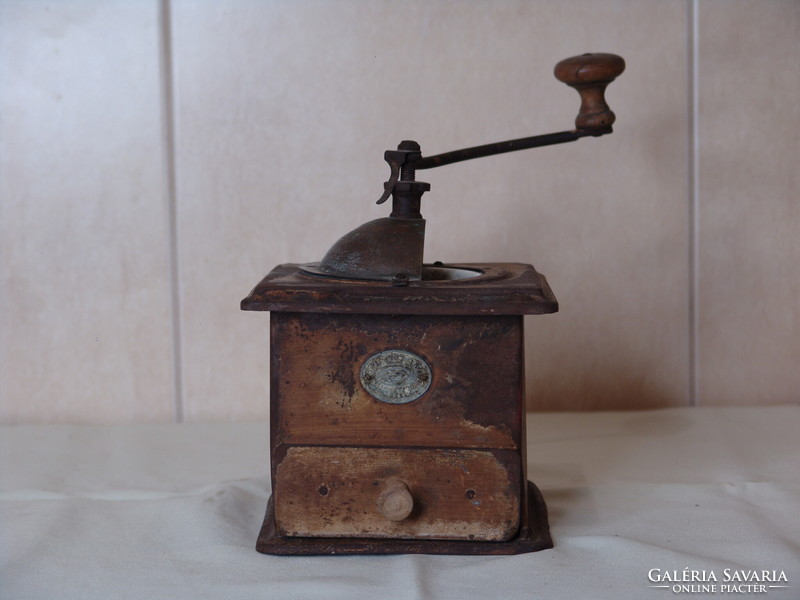 Antique coffee grinder