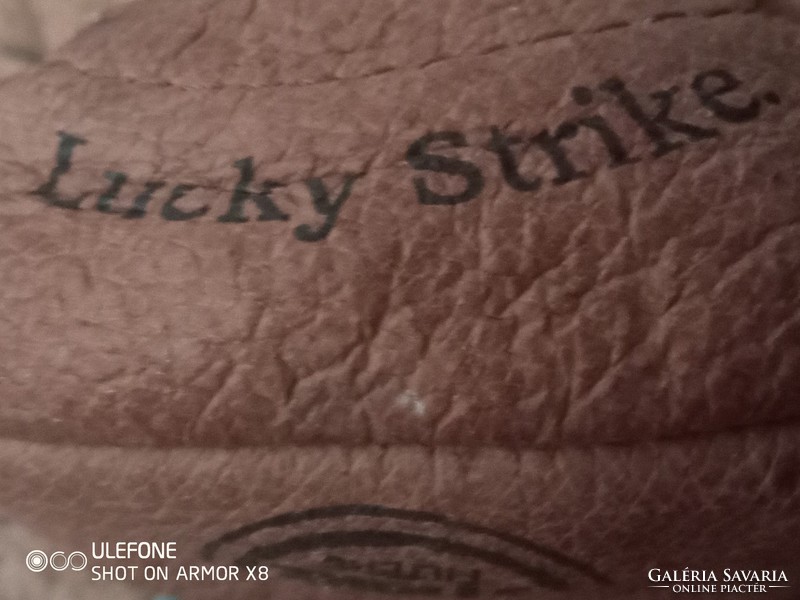 Lucky strike amerikai futball labda formájú bőr pénztárca és