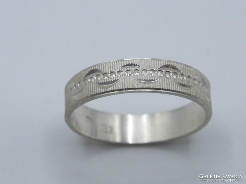 UK0023   Aranyos ezüst 925 gyűrű méret 61.5