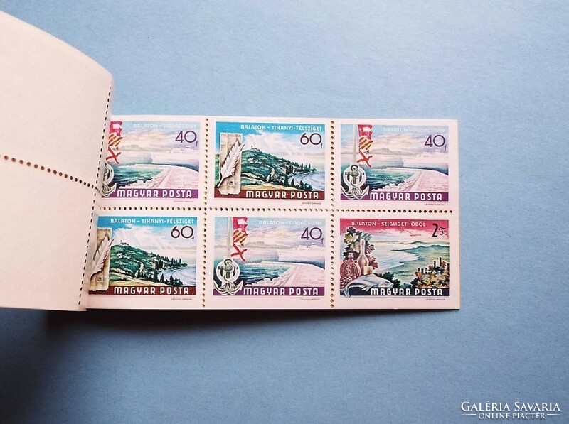 Stamp booklet (c2) - 1969. Balaton - (cat. 2,000.-)