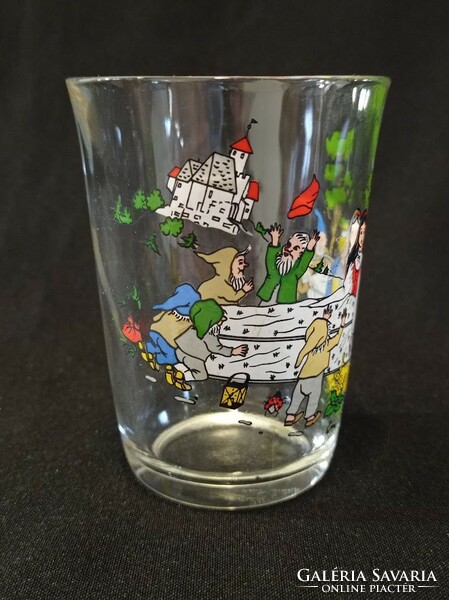 Snow White and the Seven Dwarfs, fairy tale glass glass