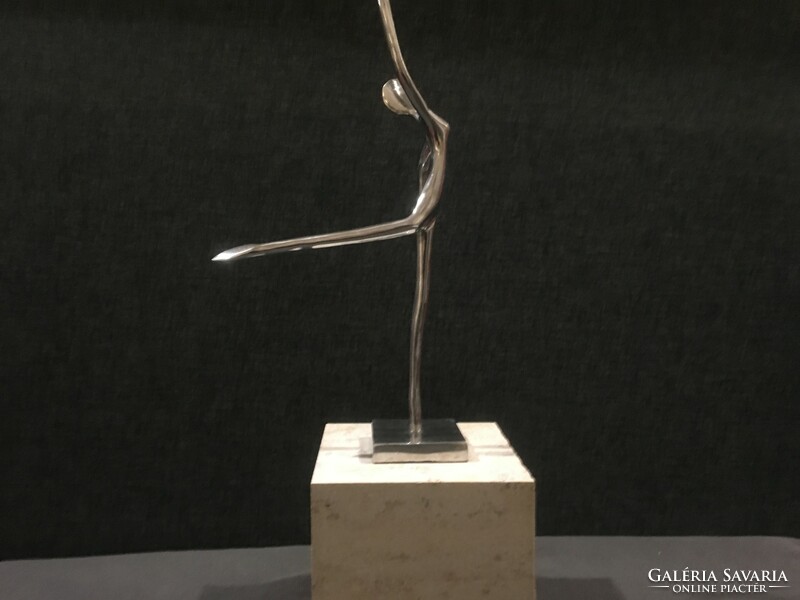 Bodrul khalique designer aluminum statue!!! 33X17cm!!