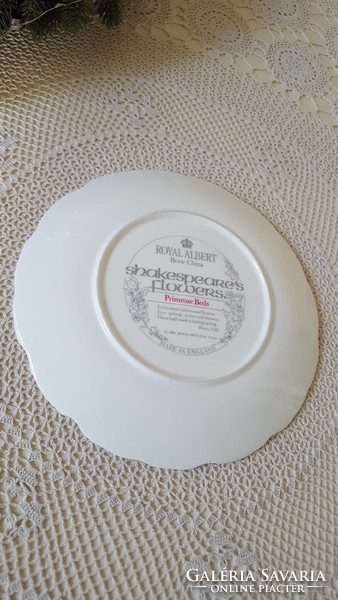 Csodaszép,angol Royal Albert kankalinos,porcelán tányér,falitányér