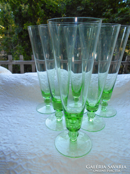 6 Large goblets with color gradients - 900 ft/pc