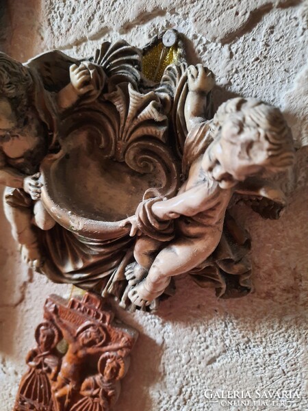 Antique angelic, angel holy water tank, negotiable