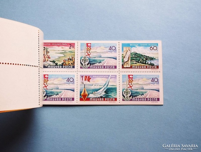 Stamp booklet (c2) - 1969. Balaton - (cat. 2,000.-)