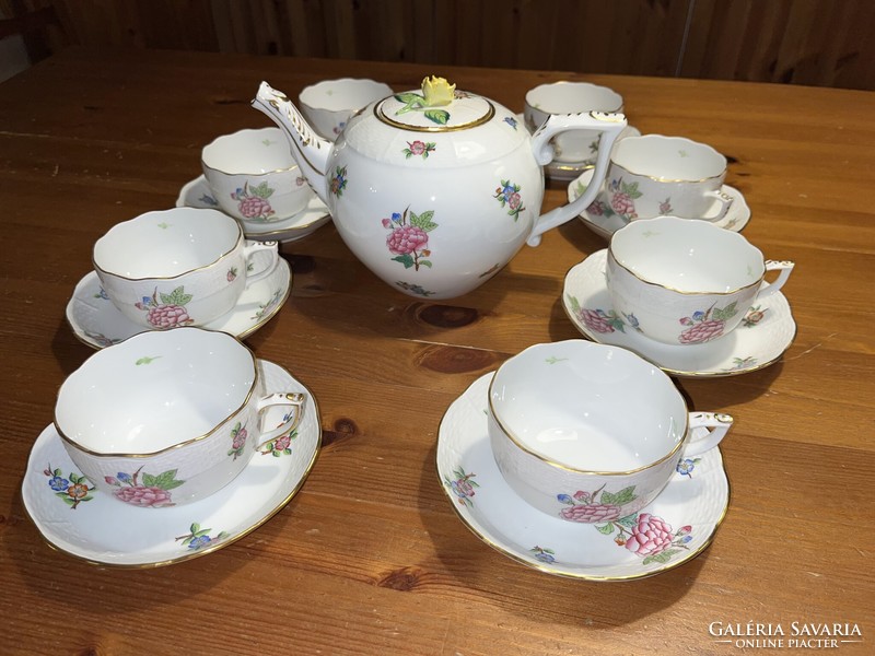 Herendi porcelán, Eton 8 személyes teás készlet