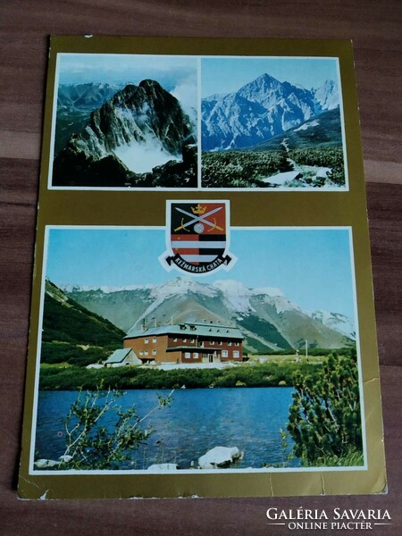 High Tatras, split sheet, Késmárki peak, shelter 1970s