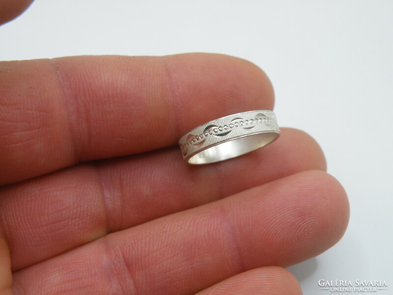 UK0023   Aranyos ezüst 925 gyűrű méret 61.5