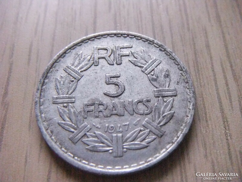 5 Francs 1947 France