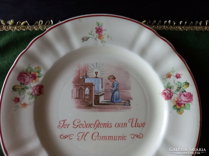 Antik holland kerámia tányér