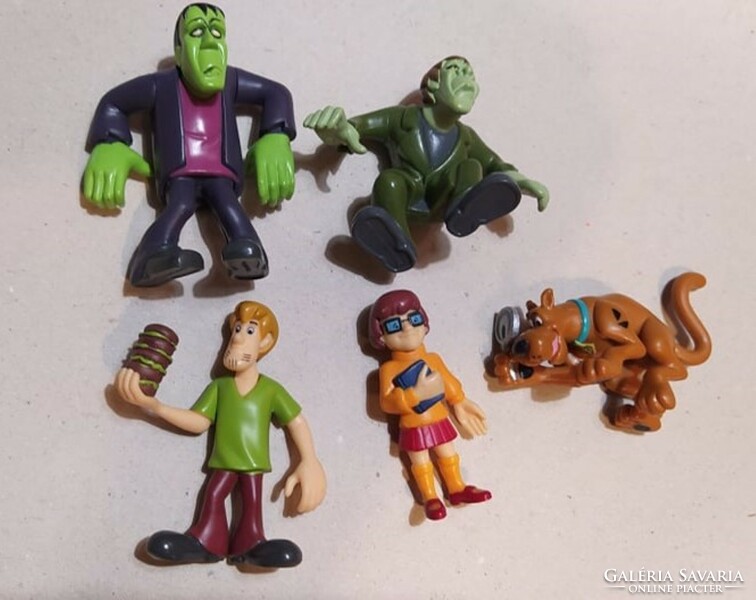 5 darabos Scooby-Doo műanyag figura-készlet